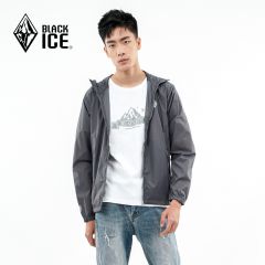 UPF50+戶外皮膚風衣防曬衣男款防紫外線連帽防曬服